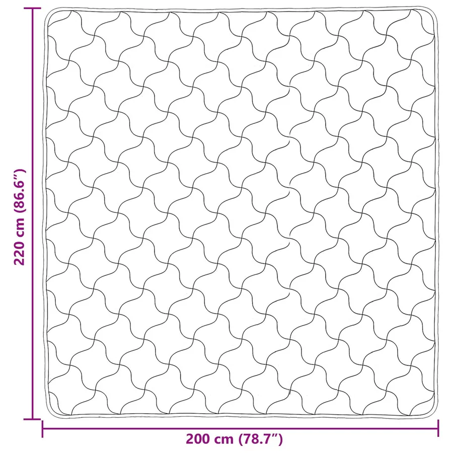 Duvet d'hiver Matelassé Gris clair 200 x 220 cm - 10