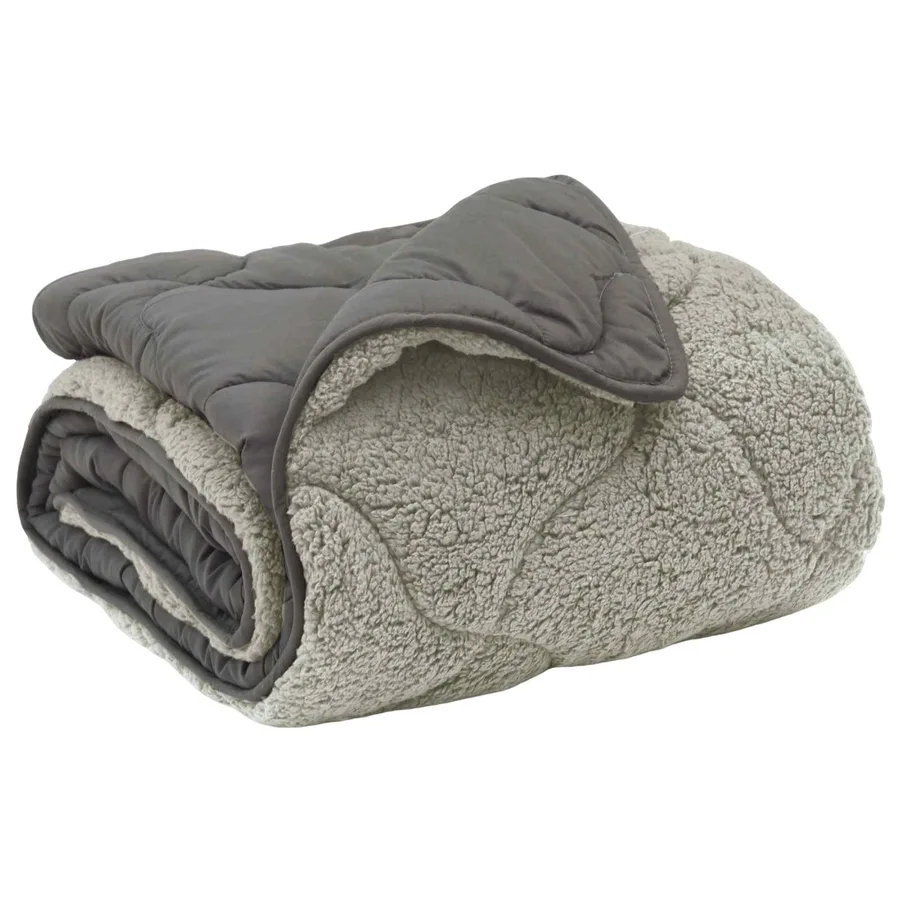 Duvet d'hiver Matelassé Gris clair 200 x 220 cm - 2