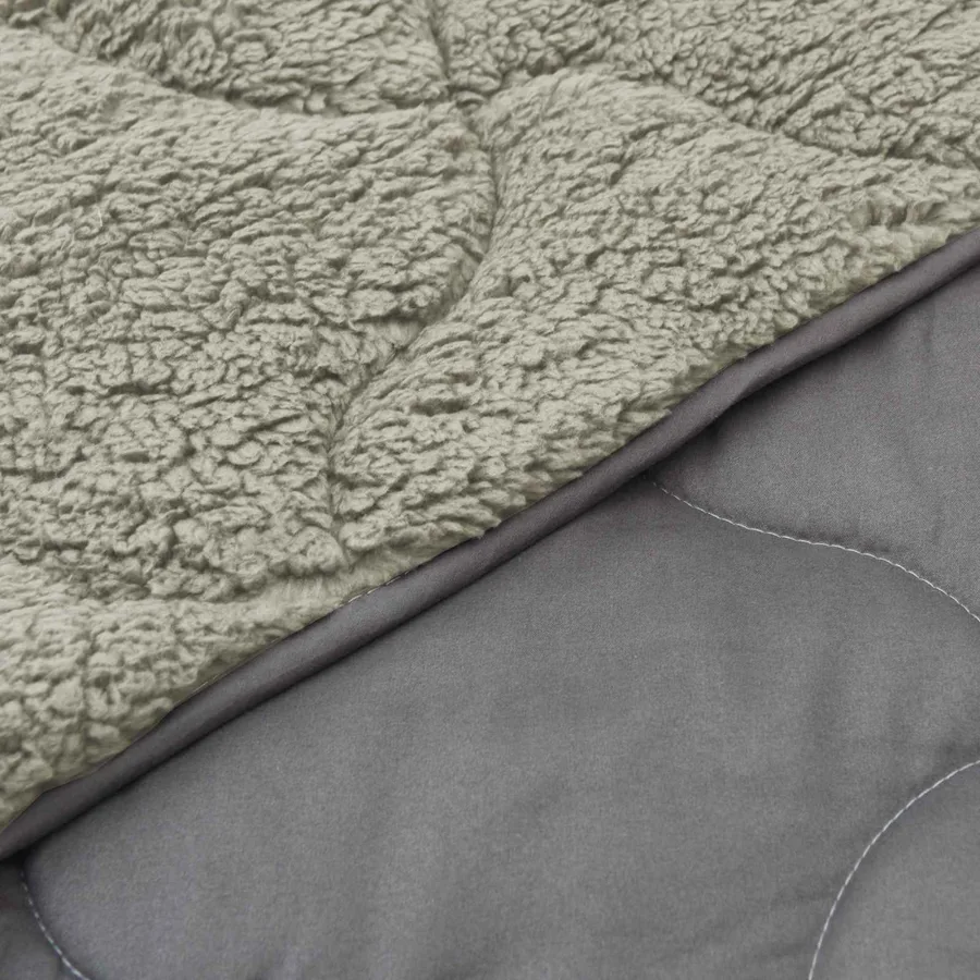 Duvet d'hiver Matelassé Gris clair 200 x 220 cm - 5
