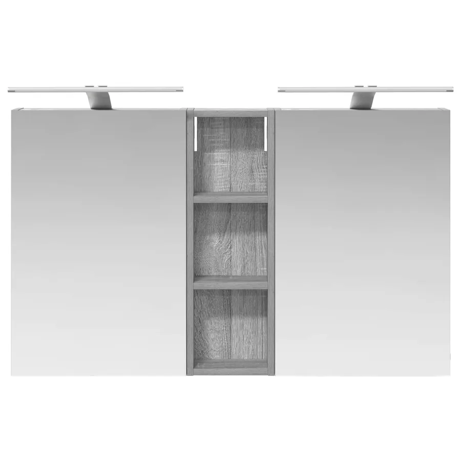 Ensemble de Meubles de Salle de Bain 3 pcs 100 x 10,5 x 60,5 cm - 6