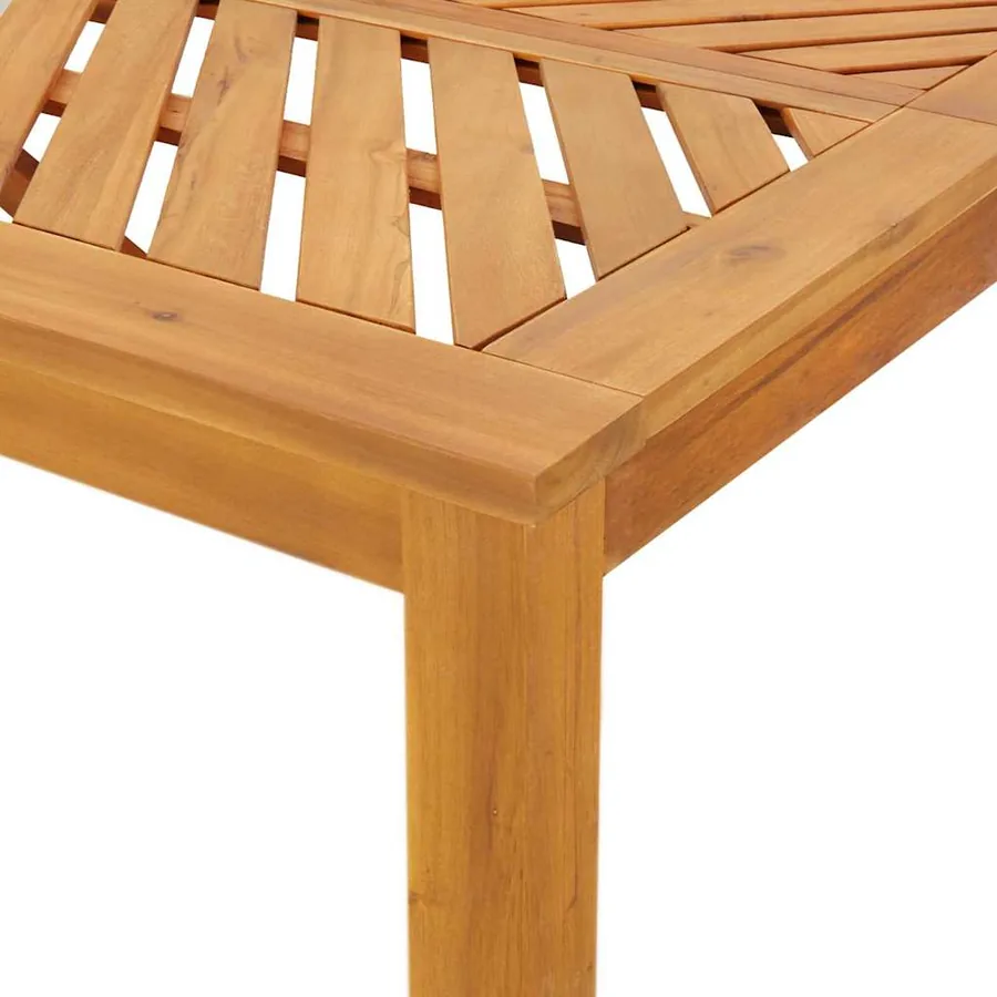 Ensemble de salle à manger pour jardin 5 pc Marron - 10