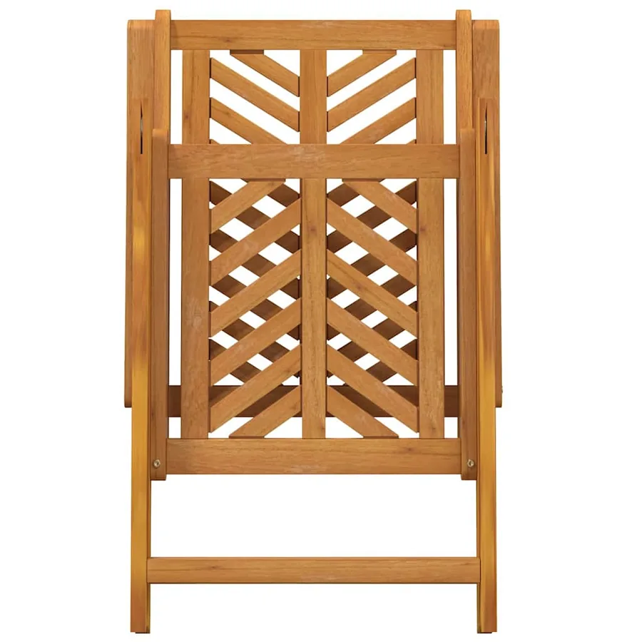 Ensemble de salle à manger pour jardin 5 pc Marron - 12