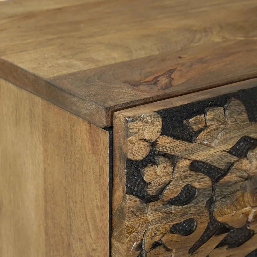 Cabinet de chevet avec tiroir 2 pcs Marron 40 x 33,5 x 46 cm - 7