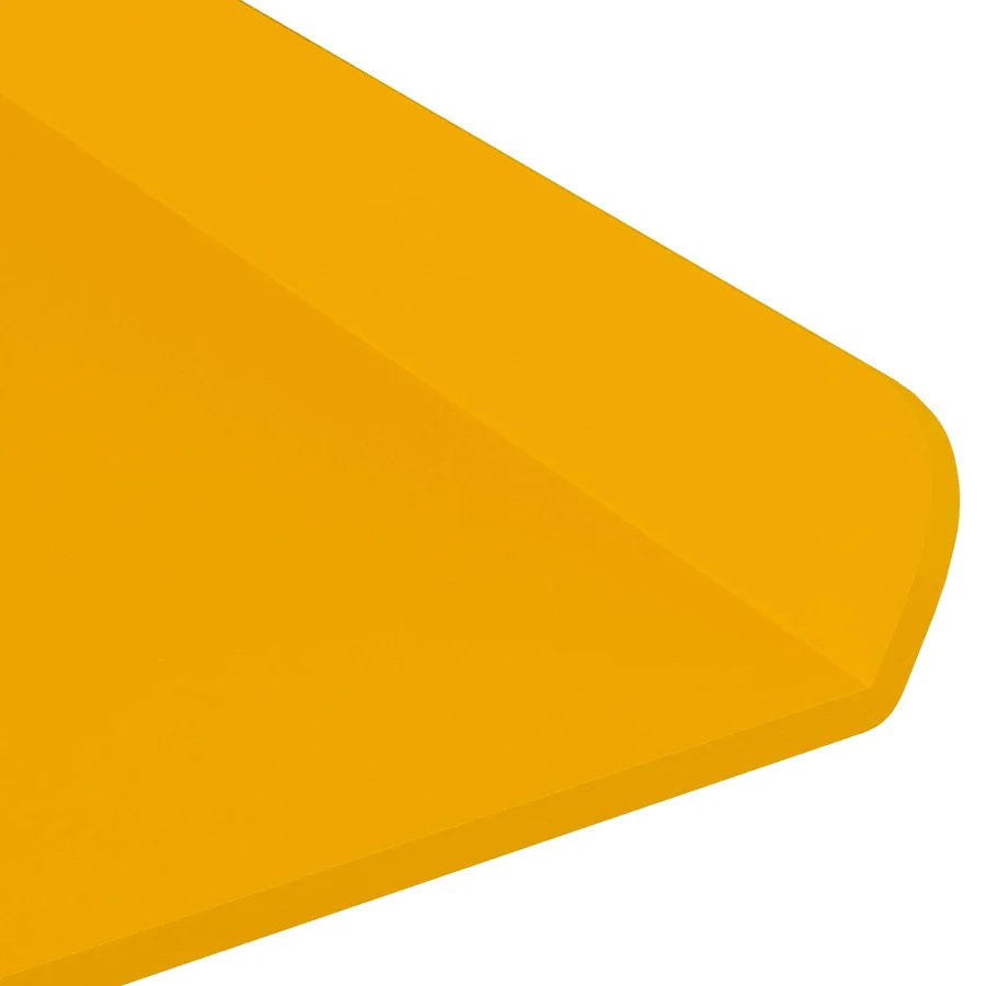 Étagère flottante 2 pcs Jaune moutarde 30 x 18 x 2,5 cm Acier - 9