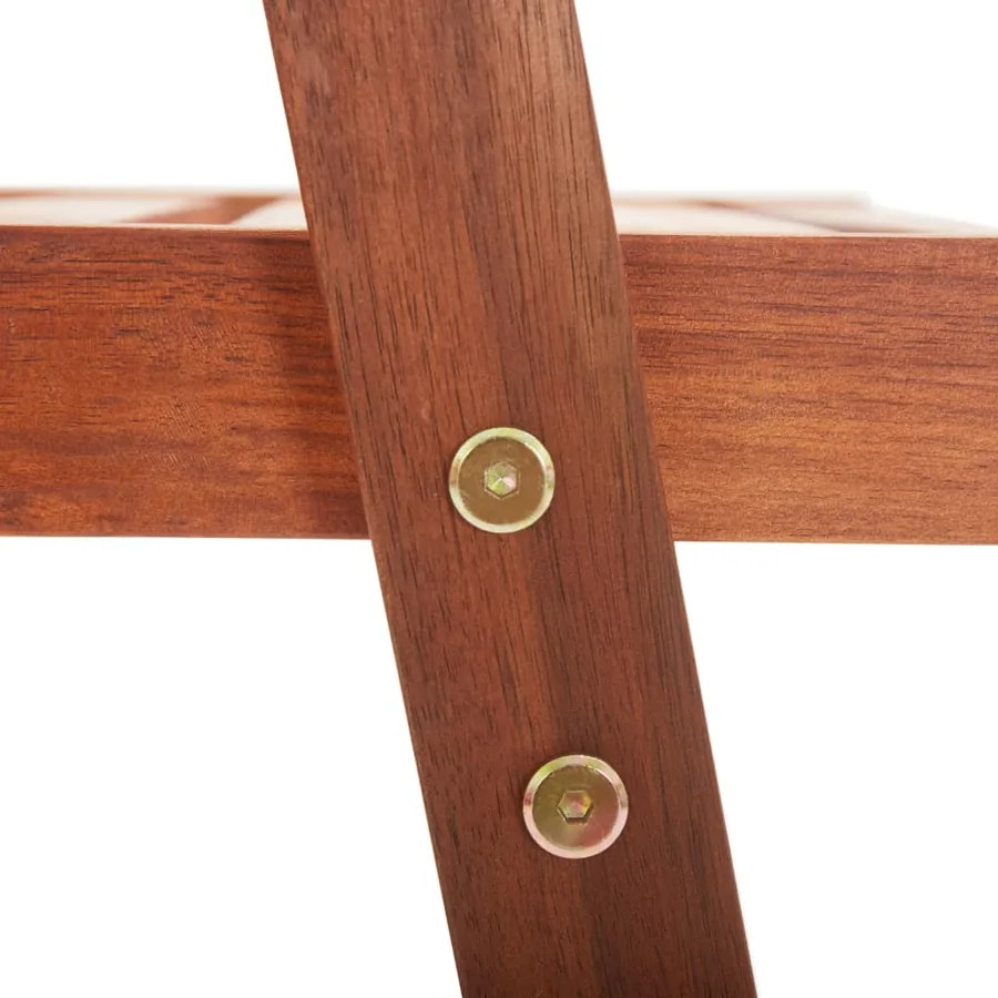 Chaises à manger d'extérieur lot de 2 Bois d'acacia massif - 7