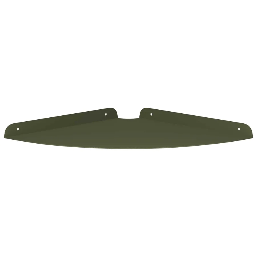 Étagère flottante avec étagère 2 pcs Vert olive 30 x 30 x 2 cm - 5