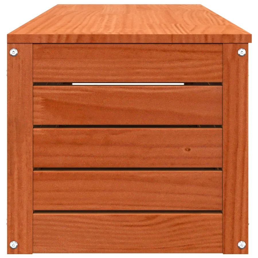 Boîte de rangement avec stockage Cire marron 109 x 36,5 x 33 cm - 7