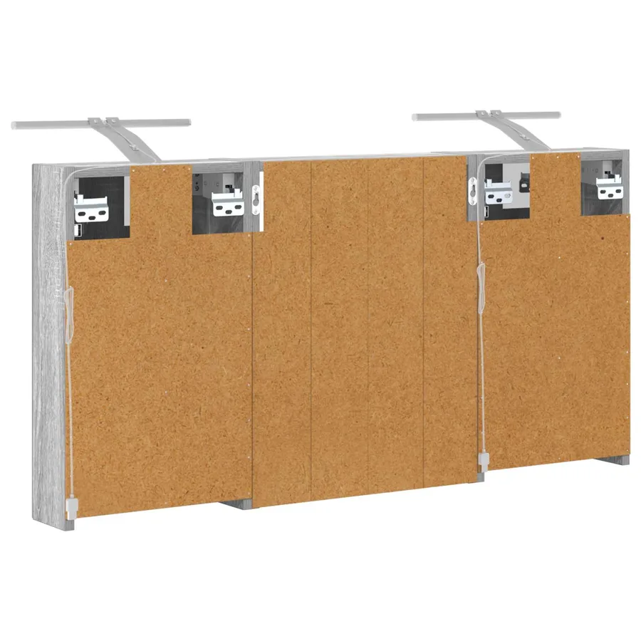 Ensemble de Meubles de Salle de Bain 3 pcs 100 x 10,5 x 50 cm - 9