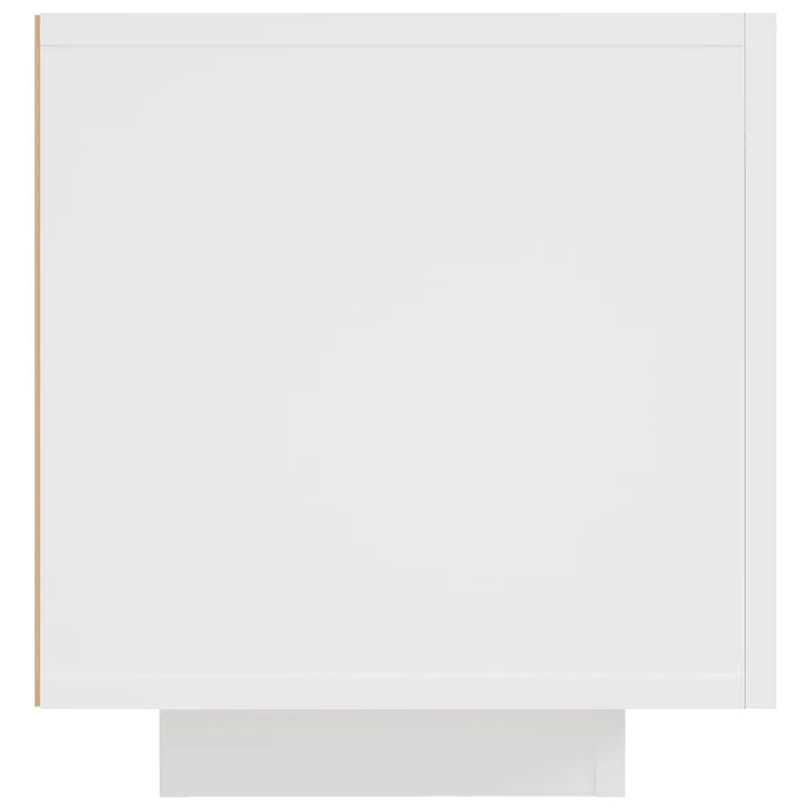 TV Cabinet with LED Lights White 160x35x40 cm - 11