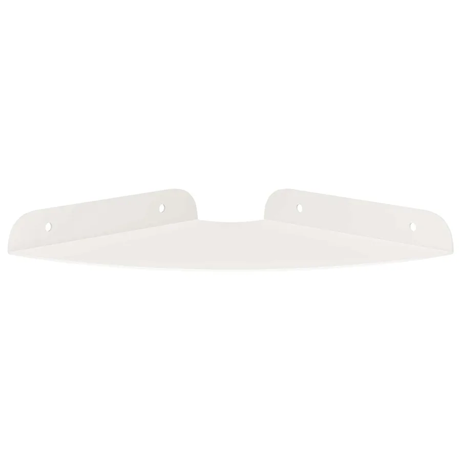 Étagère flottante avec étagère 2 pcs Blanc 18 x 18 x 2 cm - 5