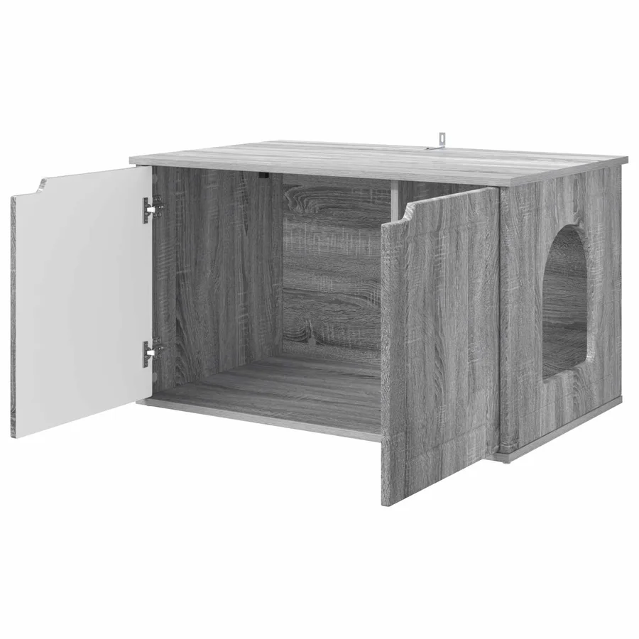 Maison pour chat Gris Sonoma 85 x 55 x 50,5 cm - 5