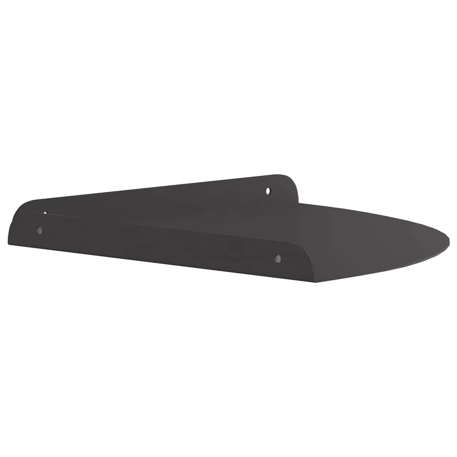 Étagère flottante avec étagère 4 pcs Noir 30 x 30 x 2 cm - 6