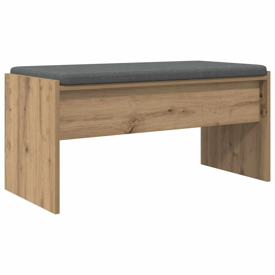 Banc d'entrée Chêne artisanal 83 x 38 x 40 cm - 2