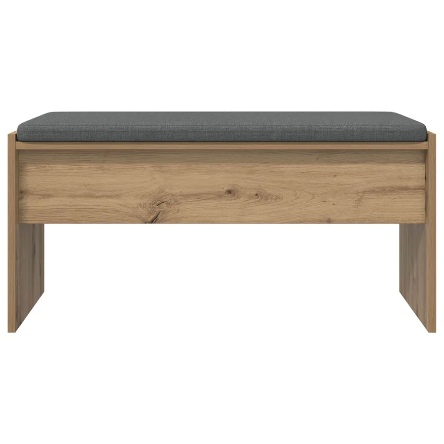 Banc d'entrée Chêne artisanal 83 x 38 x 40 cm - 5