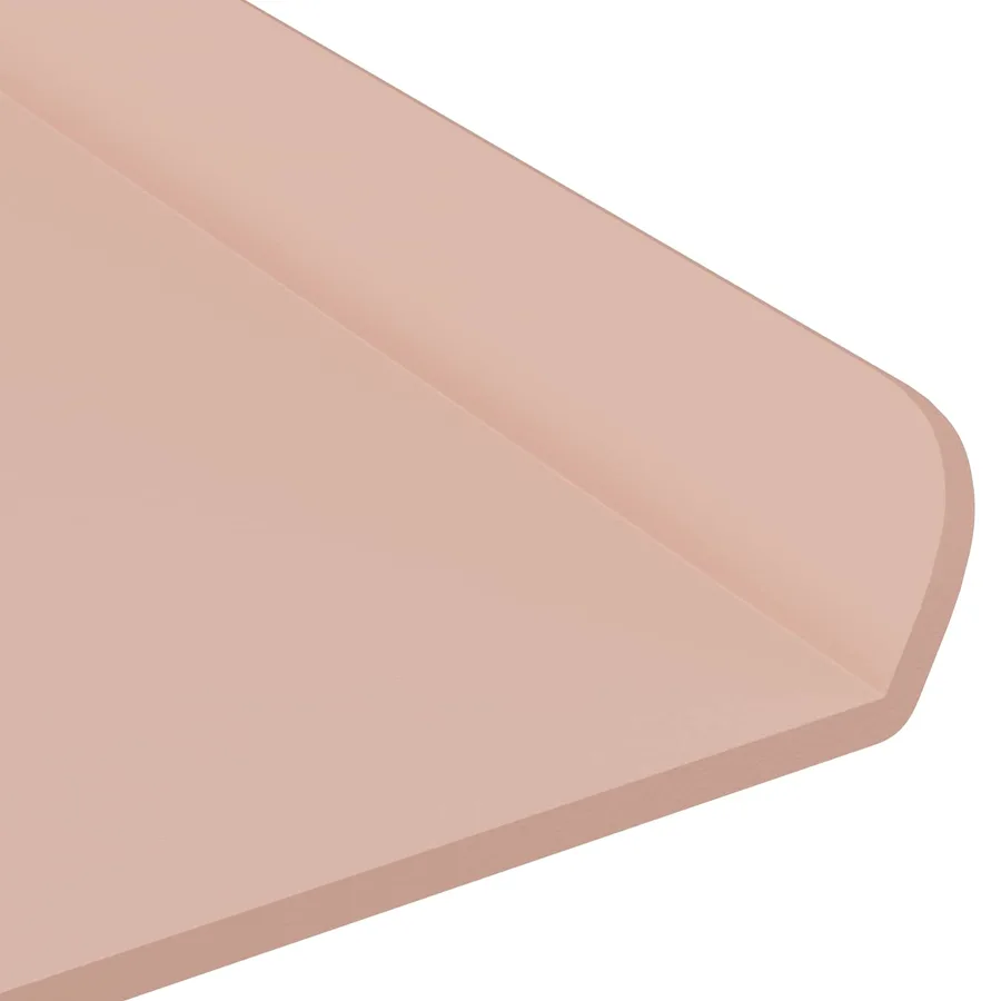 Étagère flottante 4 pcs Rose 60 x 18 x 2,5 cm Acier - 9