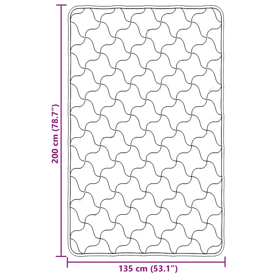 Duvet d'été simple Matelassé Gris clair 135 x 200 cm - 10