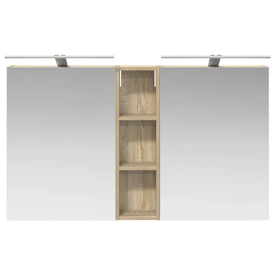 Ensemble de Meubles de Salle de Bain 3 pcs 120 x 14,5 x 70 cm - 6