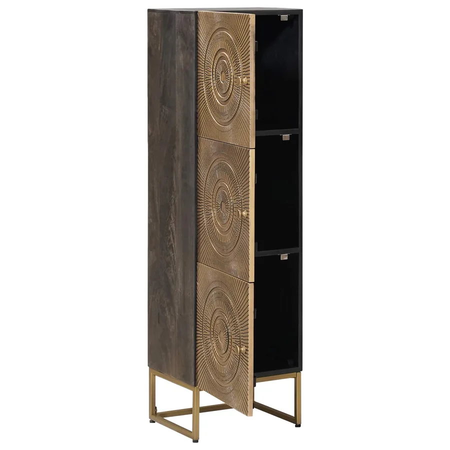 Haut Armoire Laiton 35 x 30 x 120 cm - 2