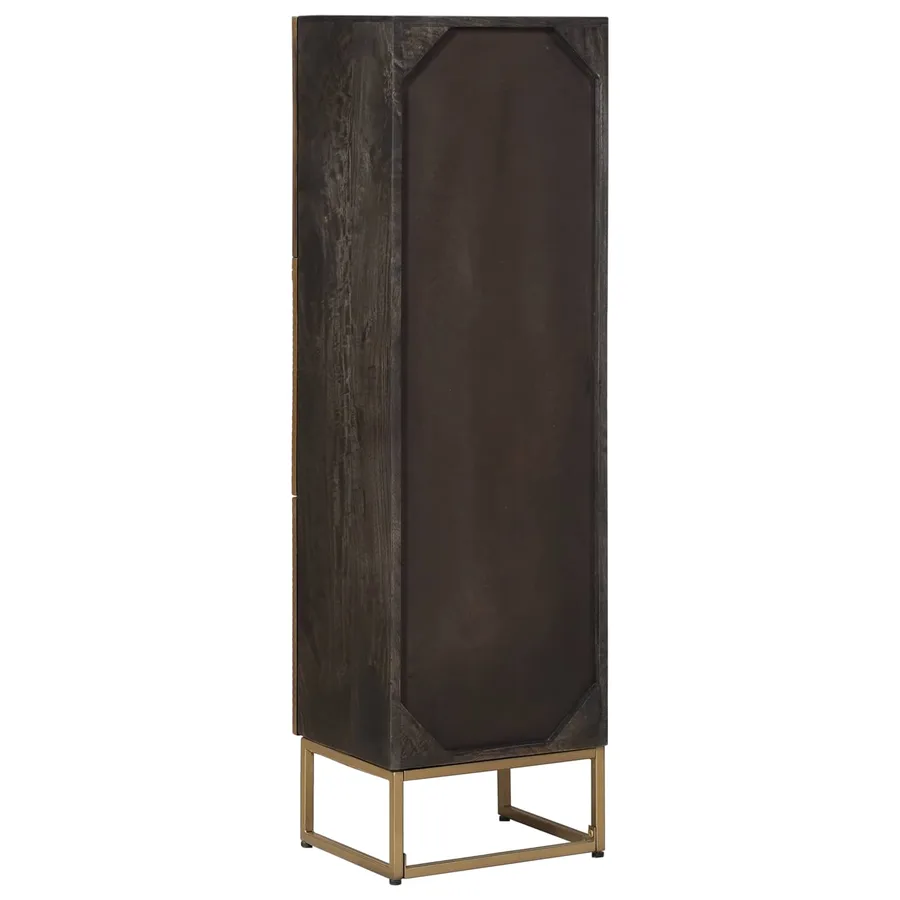 Haut Armoire Laiton 35 x 30 x 120 cm - 5