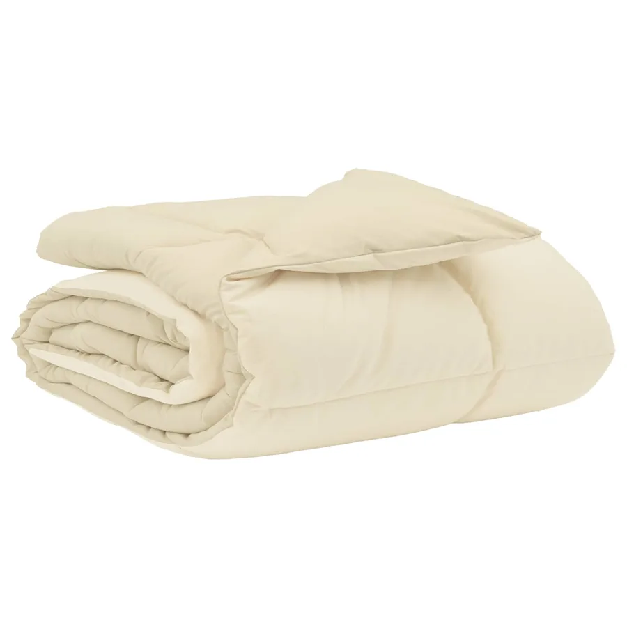 Duvet d'été simple Matelassé Crème 200 x 200 cm Microfibre - 2