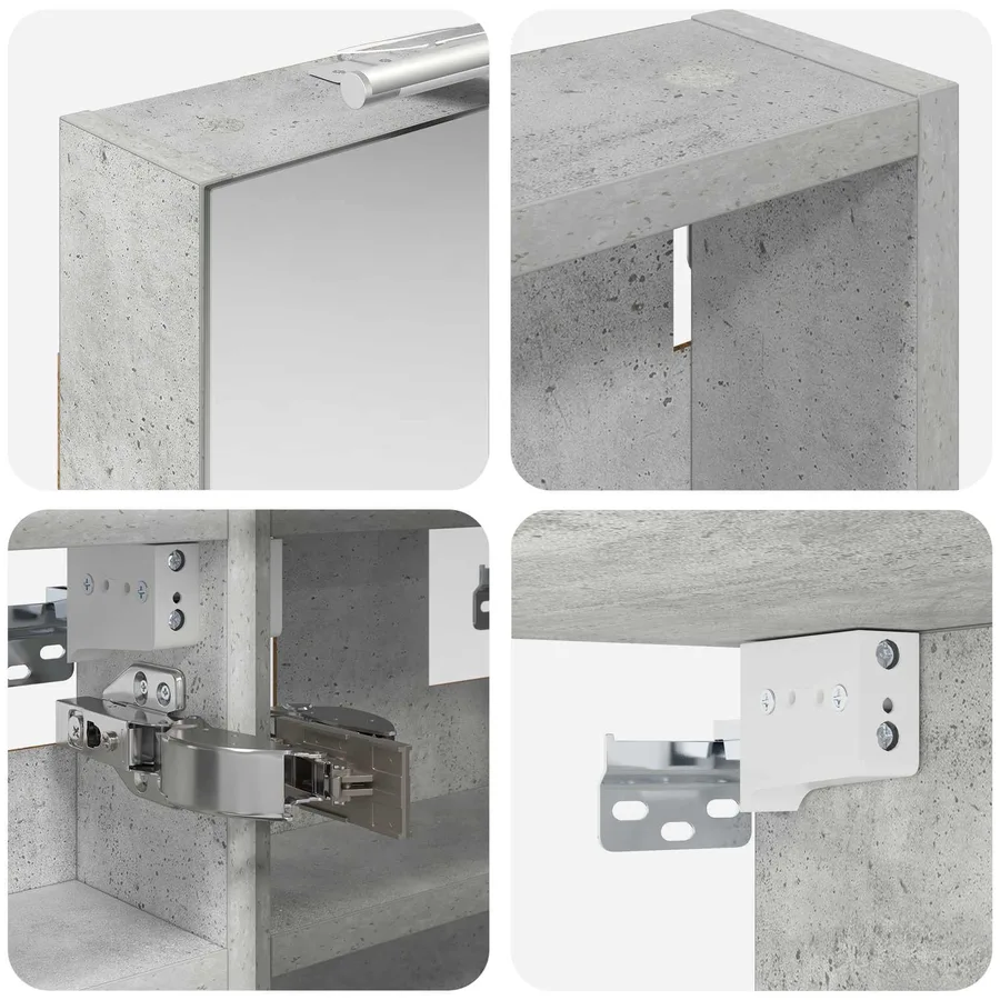 Ensemble de Meubles de Salle de Bain 3 pcs 100 x 10,5 x 50 cm - 10