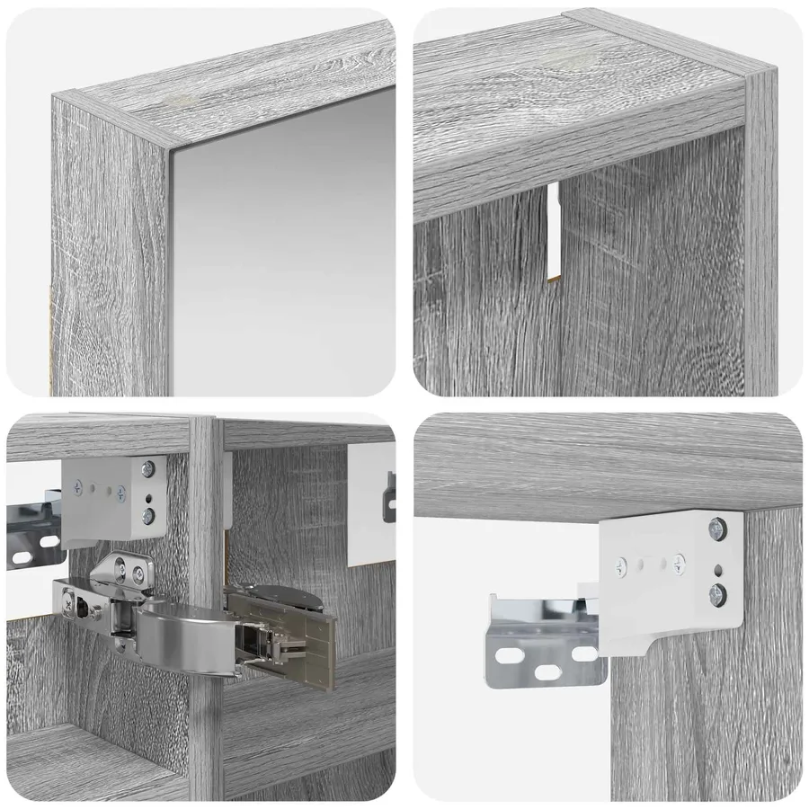Ensemble de Meubles de Salle de Bain 3 pcs 100 x 10,5 x 50 cm - 8