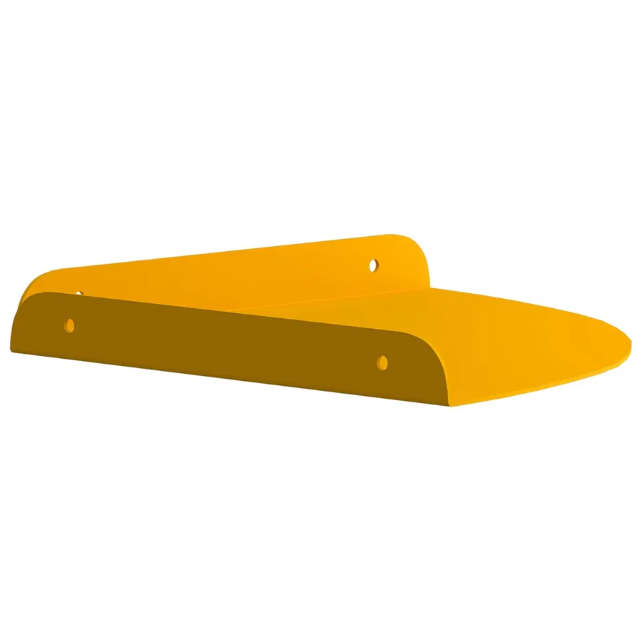 Étagère flottante 4 pcs Jaune moutarde 24 x 24 x 2 cm - 6