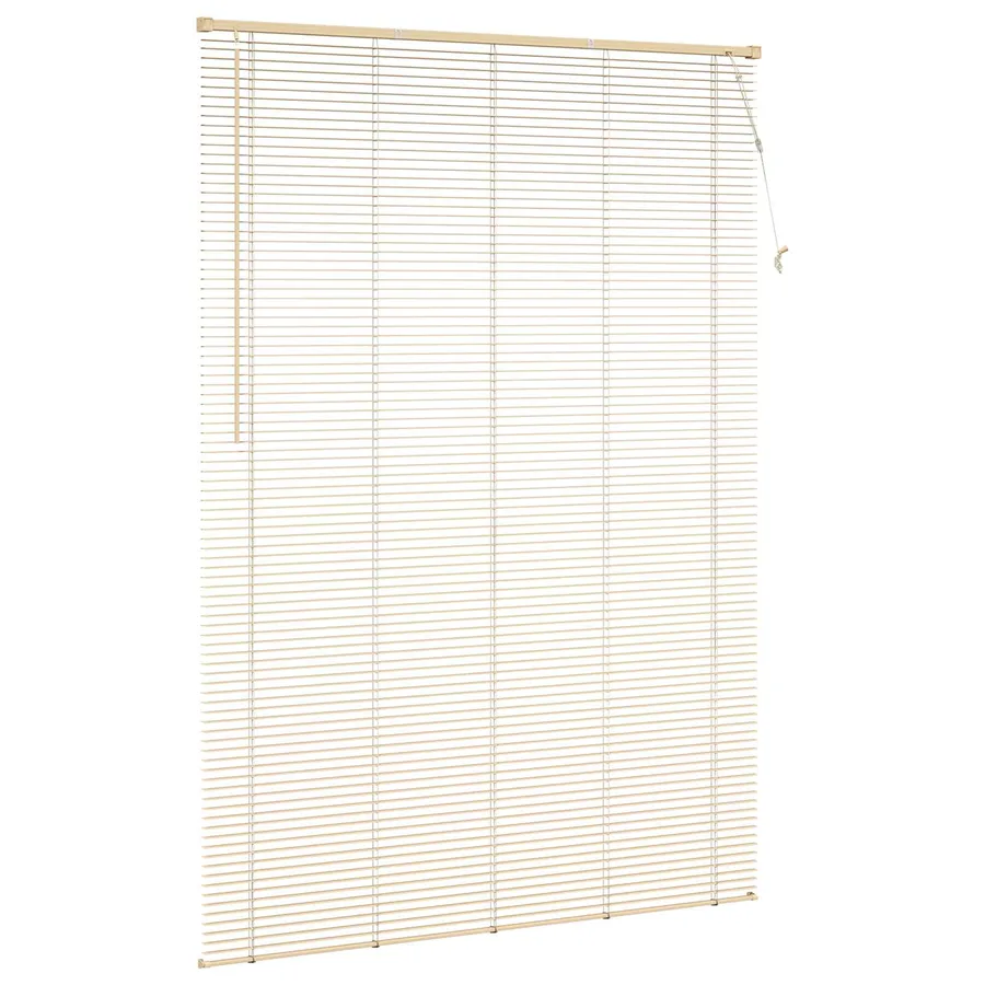 Store Vénitien Marron clair avec motif 213 x 160 cm 25 mm PVC - 5