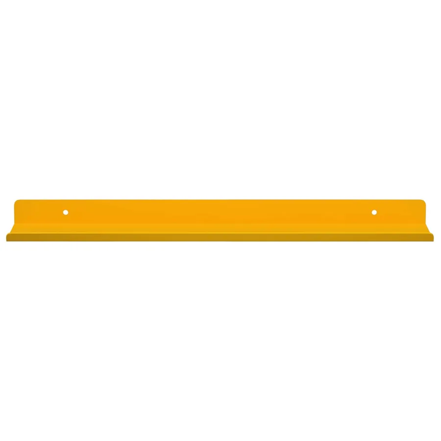 Étagère flottante 4 pcs Jaune moutarde 40 x 8,5 x 2,5 cm Acier - 5