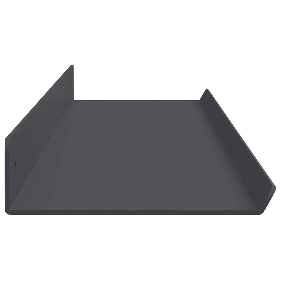 Étagère flottante 2 pcs Anthracite 100 x 9 x 2,5 cm Acier - 6