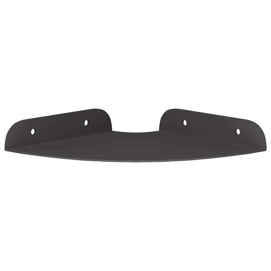 Étagère flottante avec étagère 4 pcs Noir 15 x 15 x 2 cm - 5