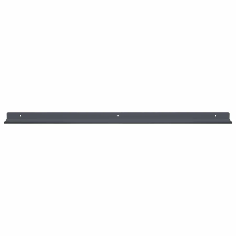 Étagère flottante 2 pcs Anthracite 80 x 9 x 2,5 cm Acier - 5