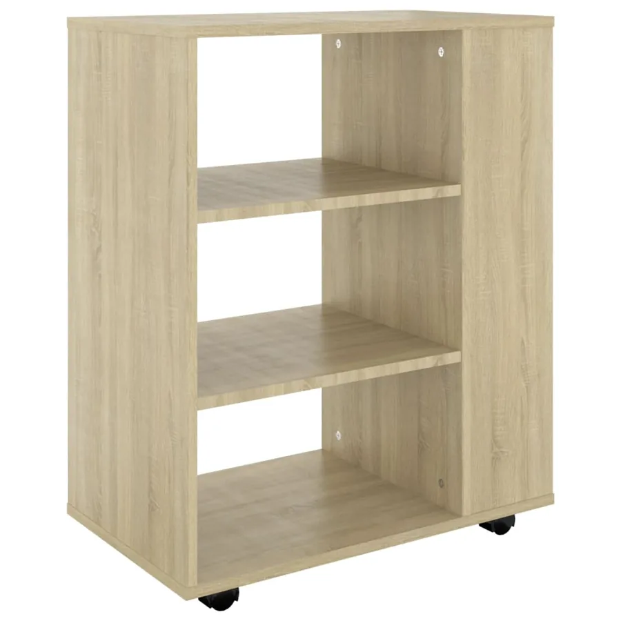 Mobile Cabinet Sonoma Oak 60x35x75 cm Engineered Wood - 2
