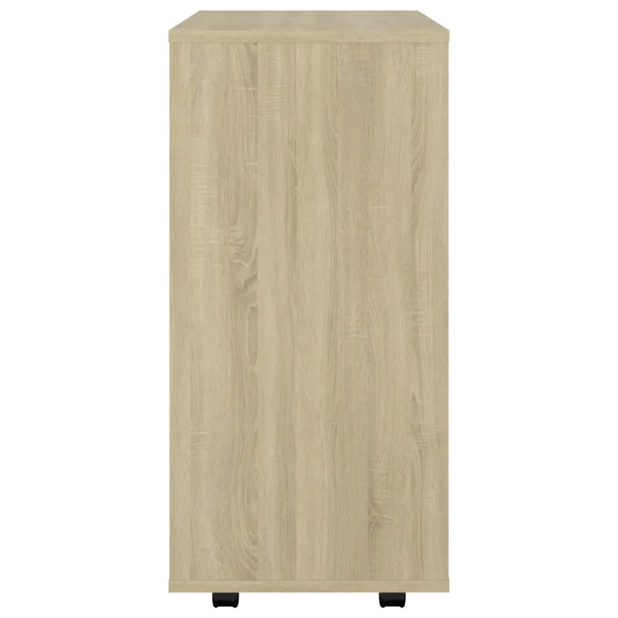 Mobile Cabinet Sonoma Oak 60x35x75 cm Engineered Wood - 6