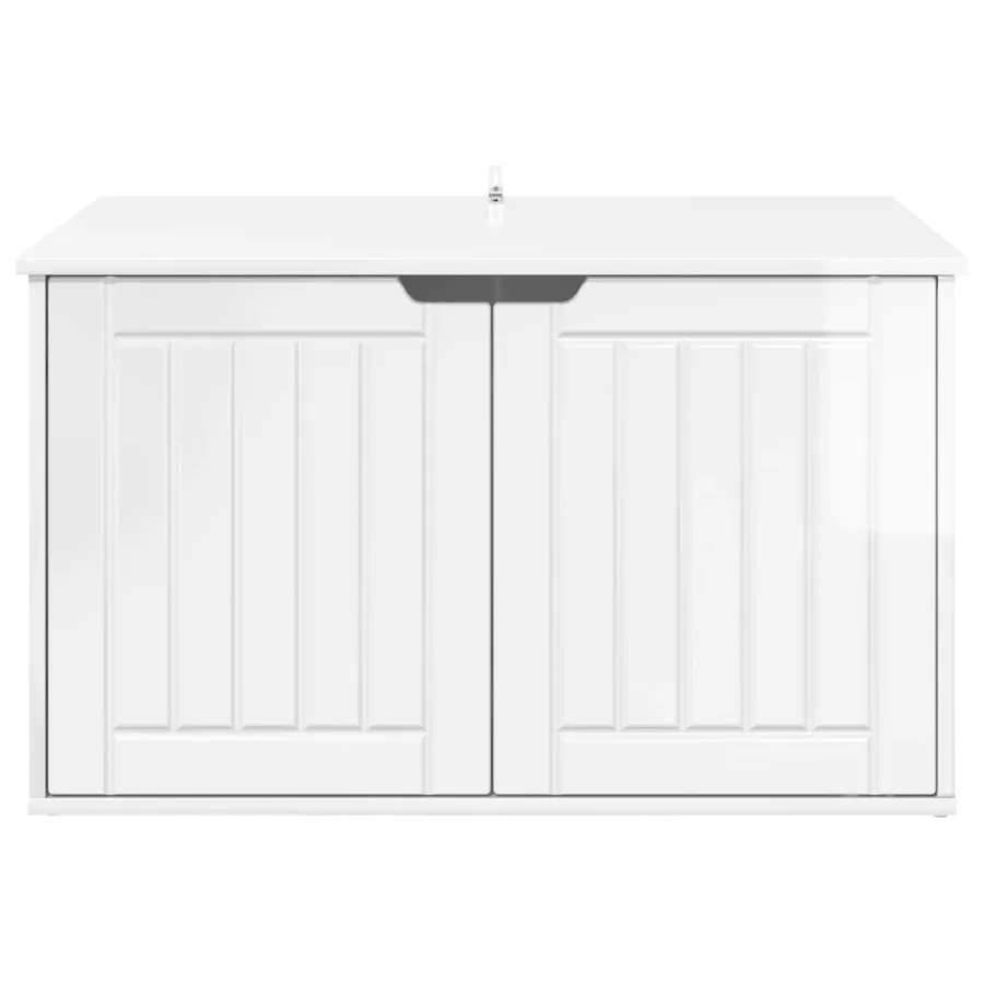 Maison pour chat Blanc Brillant 85 x 55 x 50,5 cm - 7