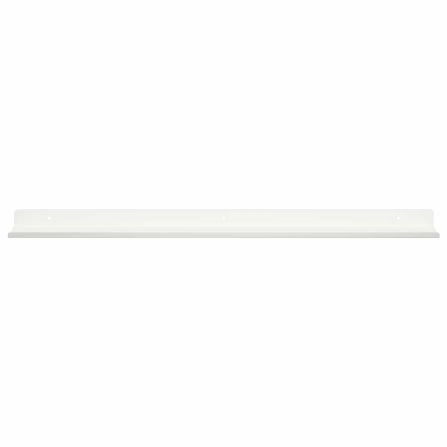 Étagère flottante 4 pcs Blanc 80 x 9 x 2,5 cm Acier - 5