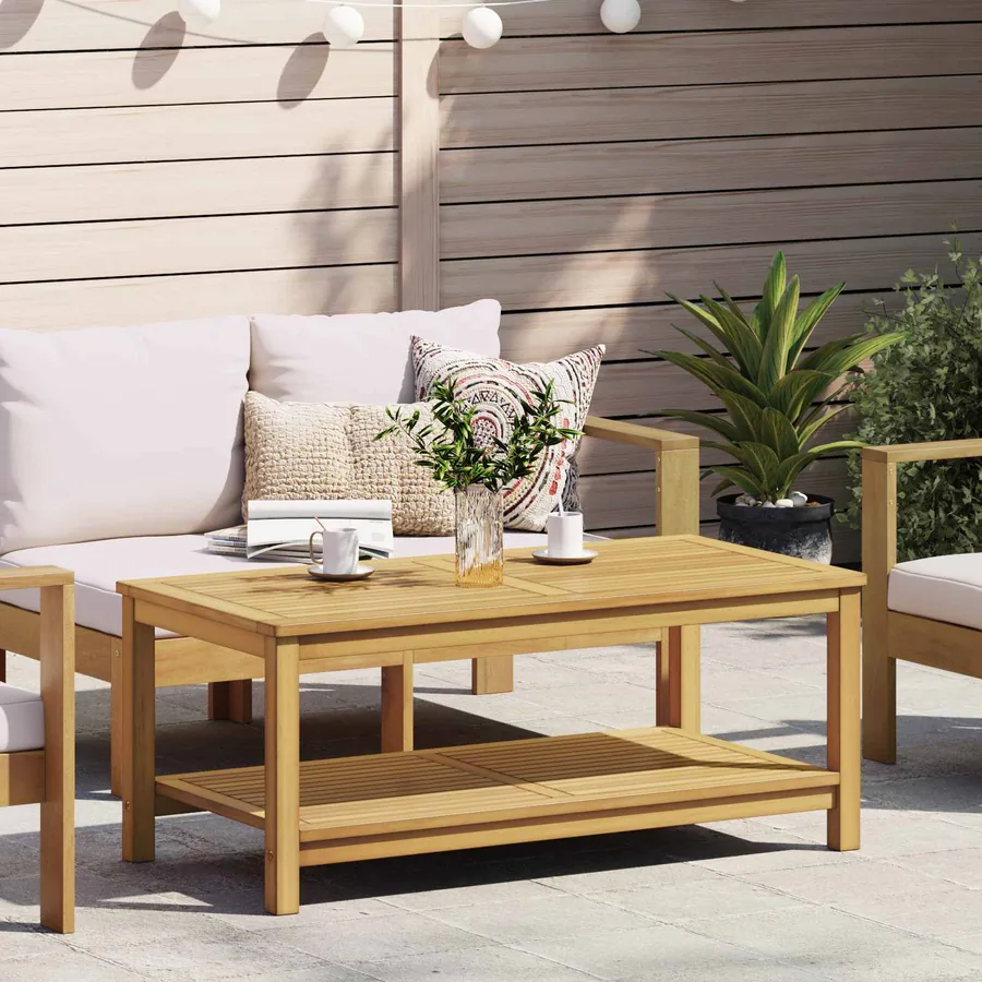 Table d'appoint Huile Naturelle 110 x 55 x 45 cm