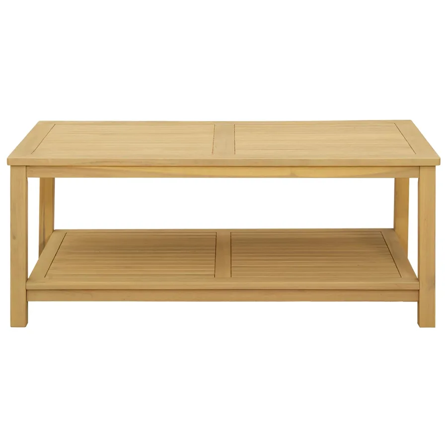 Table d'appoint Huile Naturelle 110 x 55 x 45 cm - 4