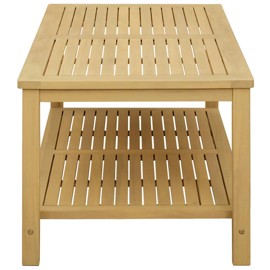Table d'appoint Huile Naturelle 110 x 55 x 45 cm - 5