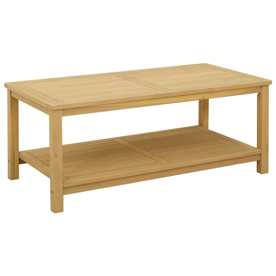 Table d'appoint Huile Naturelle 110 x 55 x 45 cm - 6