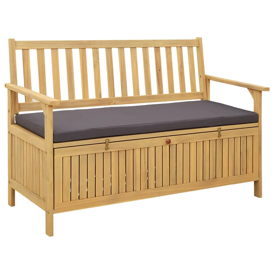 Banc de rangement 2 -Seater 120 x 63 x 84 cm Rectangulaire