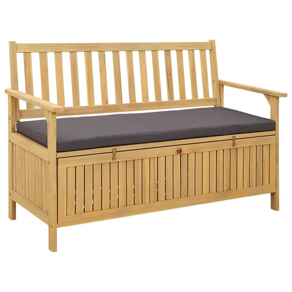 Banc de rangement 2 -Seater 120 x 63 x 84 cm Rectangulaire