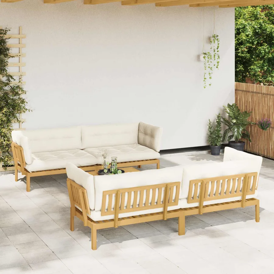 5 Pièce Unité du canapé en palette de jardin - 4