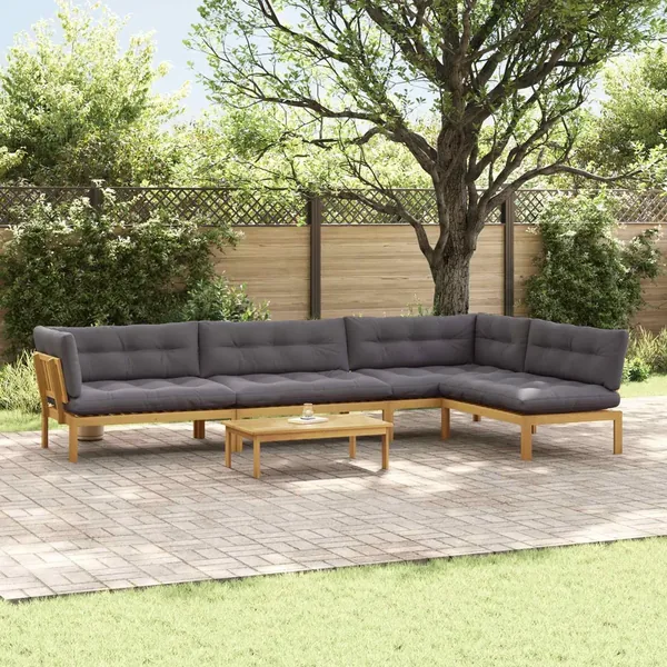 5 Pièce Unité du canapé en palette de jardin