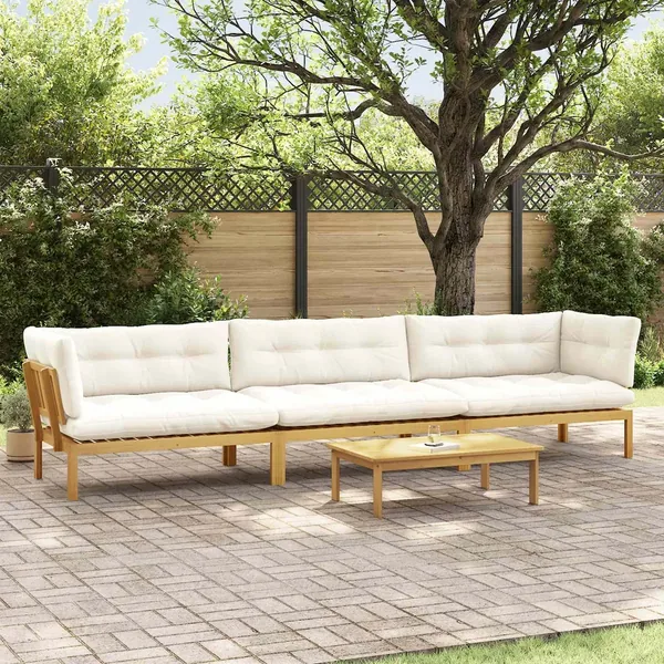 4 Pièce Unité du canapé en palette de jardin