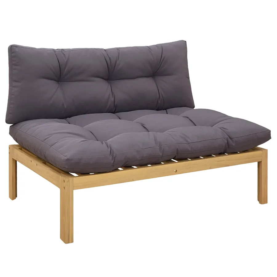 4 Pièce Unité du canapé en palette de jardin - 7