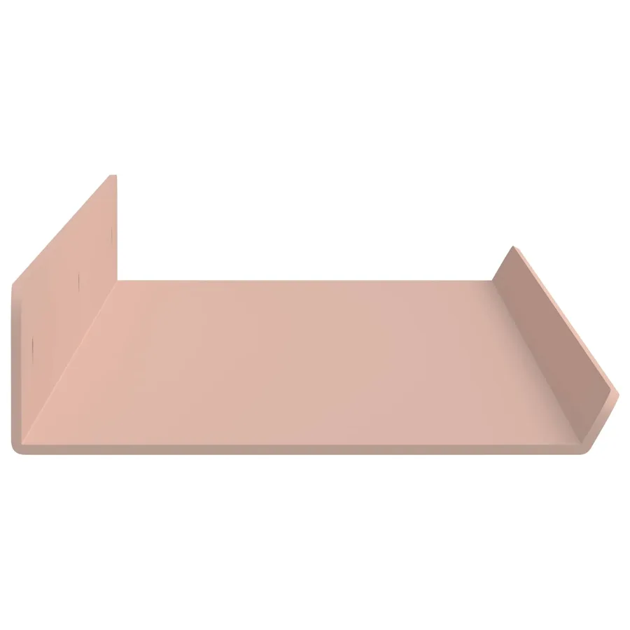 Étagère flottante 2 pcs Rose 60 x 8,5 x 2,5 cm Acier - 6