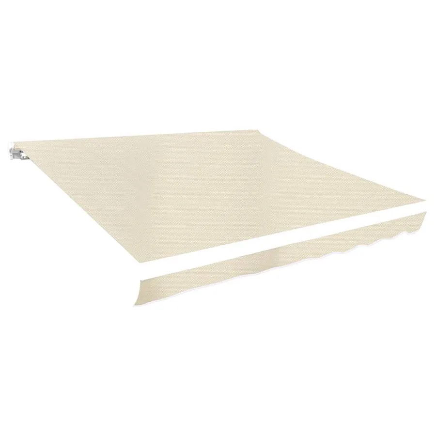 Tissu de remplacement pour auvent couleur crème 3x2,5 m polyester