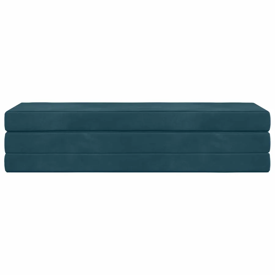 Canapé-lit pliable 180 x 67 x 45 cm Bleu - 4