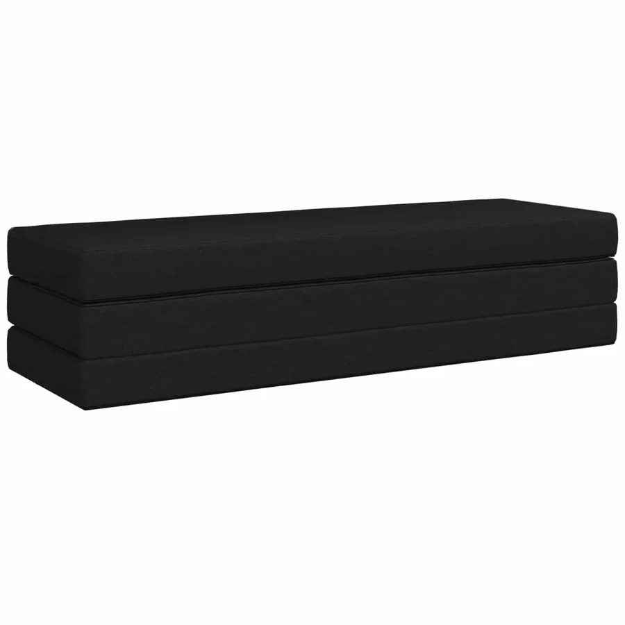 Canapé-lit pliable 180 x 67 x 45 cm Noir - 3